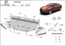 Plieninė variklio apsauga Seat Exeo (2008-2013)