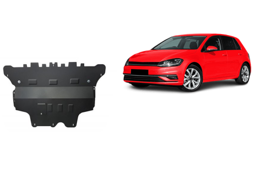Plieninė variklio apsauga VW Golf 7 - mechaninė pavarų dėžė (2012-2020) Plieninė variklio apsauga VW Golf 7 - mechaninė pavarų dėžė (2012-2020)