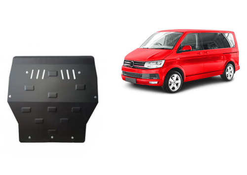 Plieninė variklio apsauga Volkswagen Transporter T6 Caravelle (2015-2018)
