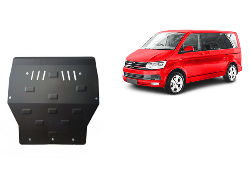Plieninė variklio apsauga Volkswagen Transporter T6 Caravelle (2015-2018)