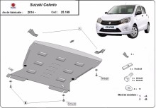 Plieninė variklio apsauga Suzuki Celerio (2014-2026)