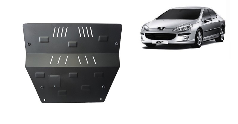 Plieninė variklio apsauga Peugeot 407 (2004-2011)
