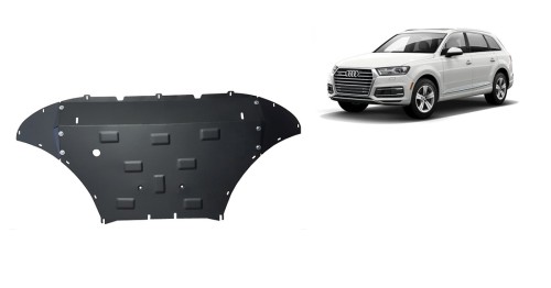 Plieninė variklio apsauga Audi Q7 (2015-2026)