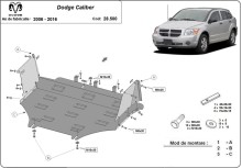 Plieninė variklio apsauga Dodge Caliber (2006-2016)