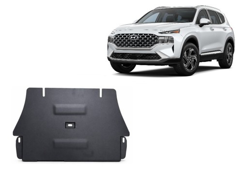 Plieninė katalizatoriaus apsauga Hyundai Sante Fe (2018-2023)