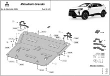 Stalowa Osłona pod silnik Mitsubishi Grandis (2025-2026)
