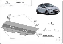 Plieninė variklio apsauga Peugeot 208 (2012-2019)