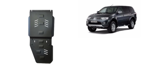 Plieninė pavarų dėžės apsauga Mitsubishi Pajero Sport 2 (2008-2016) Plieninė pavarų dėžės apsauga Mitsubishi Pajero Sport 2 (2008-2016)