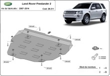 Plieninė variklio apsauga Land Rover Freelander 2 (2007-2014)