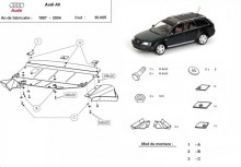 Plieninė variklio apsauga Audi A6 (1997-2004)