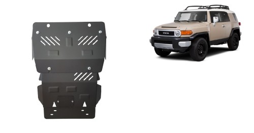 Plieninė variklio apsauga Toyota Fj Cruiser (2006-2018)