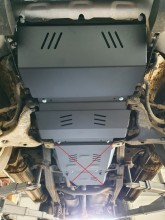 Plieninė variklio apsauga Mitsubishi Pajero Sport 2 (2008-2016)