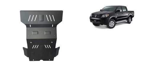 Plieninė variklio apsauga Toyota Hilux (2004-2015)
