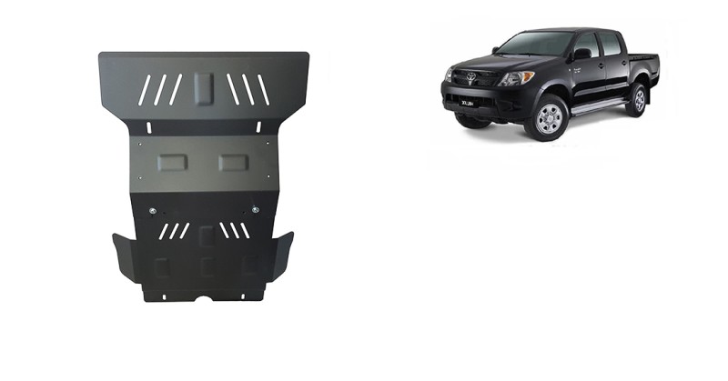 Plieninė variklio apsauga Toyota Hilux (2004-2015)