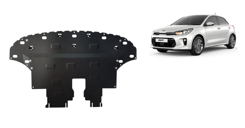 Plieninė variklio apsauga Kia Rio 4 (2017-2020)