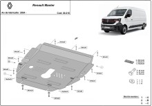 Plieninė variklio apsauga Renault Master (2024-2026)