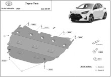 Plieninė variklio apsauga Toyota Yaris XP210 (2021-2026)