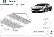 Plieninė variklio apsauga Peugeot 407 (2004-2011)