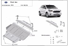 Plieninė variklio apsauga Ford KA+ (2014-2020)