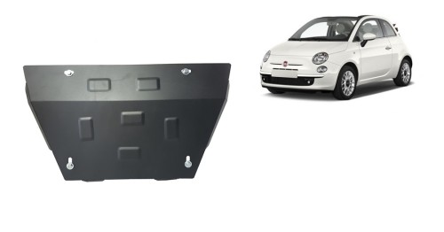 Plieninė variklio apsauga Fiat 500 (2007-2026) Plieninė variklio apsauga Fiat 500 (2007-2026)