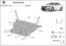 Plieninė variklio apsauga Skoda Superb 4 (2024-2026)