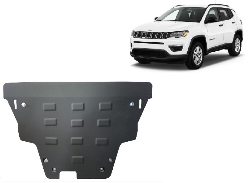 Plieninė variklio apsauga Jeep Compass (2017-2026)