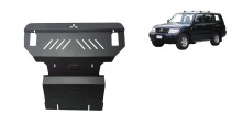 Plieninė variklio apsauga Mitsubishi Pajero 3 (V60, V70) (1999-2007)