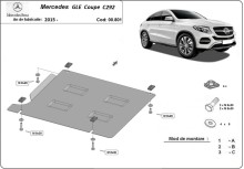 Plieninė pavarų dėžės apsauga Mercedes GLE Coupe C292 (2015-2019)