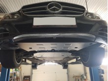 Plieninė variklio apsauga Mercedes E-Classe W212 - 4x4 (2009-2016)