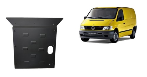 Plieninė variklio apsauga Mercedes Vito (1996-2003) Plieninė variklio apsauga Mercedes Vito (1996-2003)