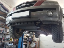 Plieninė pavarų dėžės apsauga Kia Sorento (2002-2006)