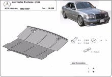 Plieninė variklio apsauga Mercedes E-Classe W124 (1993-1997)