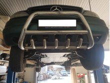 Plieninė pavarų dėžės apsauga Mercedes ML W163 (1998-2005)