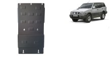 Plieninė pavarų dėžės apsauga Nissan Terrano II (1992-2007)