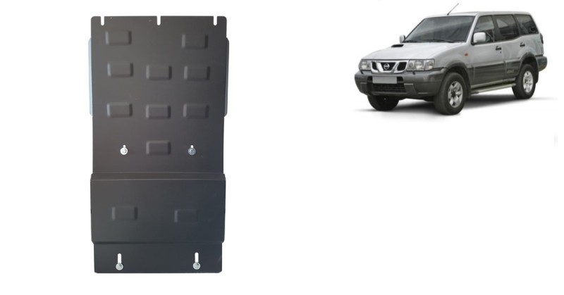 Plieninė pavarų dėžės apsauga Nissan Terrano II (1992-2007)