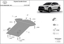 Plieninė katalizatoriaus apsauga Toyota Corolla Cross (2022-2026)