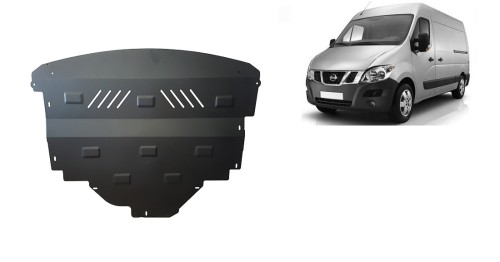 Plieninė variklio apsauga Nissan Interstar (2010-2022)