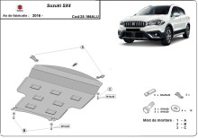Aliumininė variklio apsauga Suzuki SX4 (2013-2023)