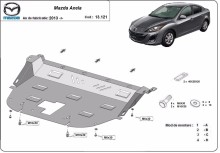 Plieninė variklio apsauga Mazda Axela (2013-2026)
