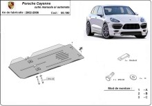 Plieninė pavarų dėžės apsauga Porsche Cayenne (2002-2006)