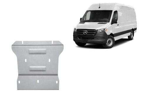 Aliumininė pavarų dėžės apsauga Mercedes Sprinter 4x4 (2024-2026)