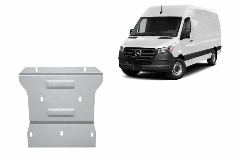 Aliumininė pavarų dėžės apsauga Mercedes Sprinter 4x4 (2024-2026)
