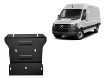 Plieninė pavarų dėžės apsauga Mercedes Sprinter 4x4 (2024-2026)