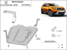 Plieninė kuro bako apsauga Dacia Duster (2018-2024)