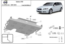 Aliumininė variklio apsauga Volvo V70 (2007-2016)