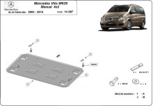 Plieninė variklio apsauga Mercedes Viano W639 - 2.2 D 4x2 (2003-2014)