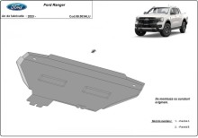 Aliumininė radiatoriaus apsauga Ford Ranger (2023-2026)