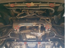 Plieninė variklio apsauga Jeep Grand Cherokee (2004-2010)