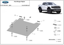 Aliumininė reduktoriaus apsauga Ford Ranger Raptor (2023-2026)