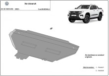 Aliumininė radiatoriaus apsauga Volkswagen Amarok (2022-2026)